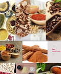 Various grains and herbs suitable for Pro Grade High Efficiency Grain Grinder And Herbal Pulverizer For Grains And Dry Herbs