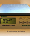 Coin Counting Scale And Money Counter For Cash Handling, Accurate Currency Weighing Machine with digital display, Model AC603c