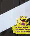 Beast Tough White Duct Tape 3 Inch By 30 Yard Heavy Duty Waterproof Tape on wet surface showing tensile resistance