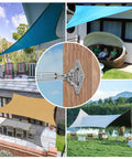 Built Tough All-In-One Sun Shade Sail Hardware Kit With M5 Stainless Steel Hooks And Fasteners for various outdoor setups