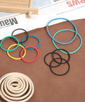 60 Pcs Rubber Pulley Belt Set For RC Cars Airplanes Robots Trucks And DIY Models Durable Transmission Belts in multiple sizes shown