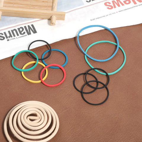 60 Pcs Rubber Pulley Belt Set For RC Cars Airplanes Robots Trucks And DIY Models Durable Transmission Belts in multiple sizes shown