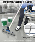 18 Inch Self Leveling Cement Tool Kit With Pro Grade Adjustable 12 To 18 Inch Roller Frame in use on flooring