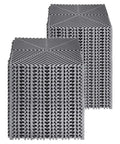 Interlocking Drainage Mat Tiles 12 Inch By 12 Inch Pack Of 55 Non Slip PP Floor Shower Mats For Garage Garden Kitchen And Outdoor Use Gray