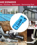 9 In 1 Pvc Pipe Deburring And Chamfering Tool Kit Handles Inner Outer Sizes With Adjustable Depth Guard used across various plumbing settings.