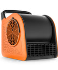 Heavy Duty Air Mover Blower Fan For Fast Cooling And Drying High Velocity Floor Fan With Three Speeds And Two Modes Industrial Orange