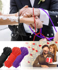 Soft Silk Bondage Rope Set 32 Feet Each 8mm Thick Two Pack For BDSM Shibari Play used in wedding ceremony and gift giving scene.