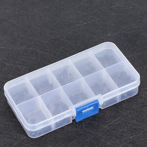 Heavy Duty 160 Piece M3 Nylon Fastener Kit With Non Conductive Hex Socket Screws Nuts And Washers Sick Gear For Electronics Robotics And Diy Projects No Sweat Setup in clear storage case.