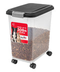 Air Tight Pet Food Storage Bin With Wheels Makes Kibble Management A No Brainer Holds 22 To 26 Lbs Of Dry Kibble 33 Quart Container