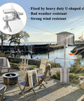 Heat Focusing Patio Heater Reflector Shield For Outdoor Heaters Energy Saving Redirects Hot Air To Extend Heating Range