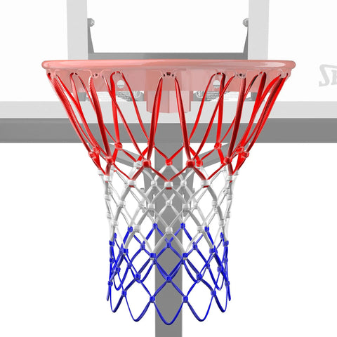 All Weather Outdoor Basketball Net Replacement Fits Standard Rims Red White Blue Durable Weatherproof Net For Outdoor Courts