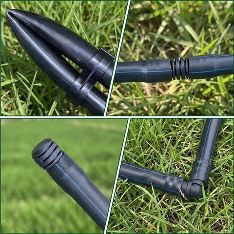All In One Drip Irrigation Fittings Kit For Half Inch Tubing With Twenty Barbed Connectors Including Five Couplings Five Elbows