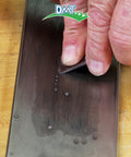 Dia Sharp Diamond Knife Sharpener For Home Chefs Extra Extra Fine Diamond Sharpening Stone Eight Inch in use, close-up