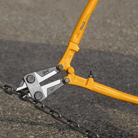 14 Inch Heavy Duty Bolt Cutter With Beefy Cutting Power For Wire Cable Chain Link And Fence cutting chain with TPR handles