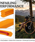Puncture-Proof Bike Tire Inserts Run-Flat Tubeless Foam Liner For 25-32c Road Bikes That Boosts Grip And Stability Shields Rims From Impacts Sealant Resistant Keeps You Rolling Essential Cycling Performance Accessories 2.1m
