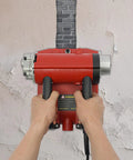 Heavy Duty Electric Wall Planer Chisel 4580W Motor Hits 3500 RPM To Whip Old Paint Putty And Coatings Loose Fast With Adjustable Depth Settings used to strip paint from wall.