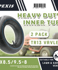 Two Pack Premium Replacement Tire Inner Tubes For 18x8.50/9.50-8 Fits 8 Inch Rims Durable For Lawn Mowers