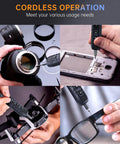 Electric Screwdriver Kit With 181 In 1 Mini Precision Screwdriver Set used for camera, phone, drone, and glasses repairs.