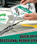 Heavy Duty Concrete Crack Filler And Self Leveling Cement Sealant Kit For Driveway Fixes That Hit Different Featuring Quick Drying Formula in use applying repair solution
