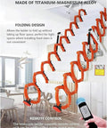 Heavy Duty Aluminum Attic Ladder Pull Down Ceiling Access With Non Slip Steps Folding Telescopic Design Smooth Glide and Rock Solid Build No Sweat Setup Top Tier Alloy Frame Reliable Indoor Stair Workhorse in a modern room.