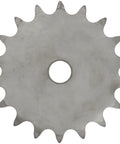 Top Shelf Stainless Steel Roller Chain Sprocket For Series 80 Drive Featuring Rock Solid Type B Hub And 40 Teeth viewed from the front.