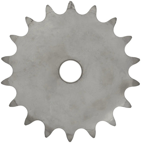 Built Tough Stainless Steel Roller Chain Sprocket Type B Hub Single Strand 80 Series 1 Inch Pitch 12 Teeth Reboreable Mount.