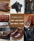 Leather And Vinyl Repair Kit For Cars And Home Furniture Fix Scratches Tears And Holes On Leather Items