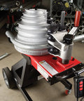 Gardner Bender B2000 Cyclone Electric Conduit Bender for 1/2 to 2 Inch EMT Rigid AL IMC Pipe close-up view of mechanism.