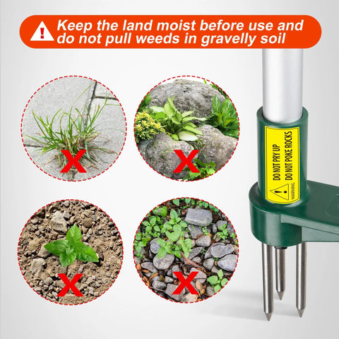 Stand Up Weed Puller With 39 Inch Handle 3 Claw Garden Weeder Long Reach Root Pulling Tool For Dandelions usage guide image