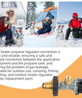 Tank Top Propane Regulator Valve Kit For Portable Heaters That Plays Nice With SunRite SRC15T SRC30T Dura Heat GR121 HD15 And MH Series Tank Top Heaters Replacement Parts
