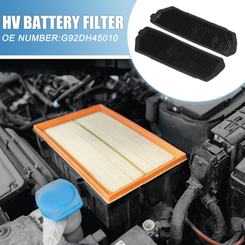 HV Battery Filter Replacement For Toyota Sienna 2021 2022 2023 2024 2.5L Hybrid Drop In Fit Set Of 2 OE G92DH45010 in engine