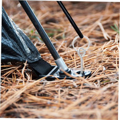 Close-up of 10 Pack Galvanized Tent Pole Connectors For Quick Setup And Lightweight Repair Camping Must Haves For Hiking And Outdoor Adventures.