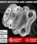 Rear Wheel Bearing Hub Assembly Fits Altima 2007-2018, Maxima 2009-2019, Murano 2015-2019, durable OE replacement hub close-up
