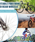Beefy 24 Piece Bike Wheel Axle Nut And Safety Washer Kit With Three Sizes M8 M10 M16 for mountain and road bikes on display