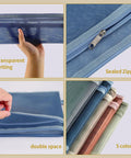 10 Pack Colored Mesh Zipper Pouch Bags For Toy Storage And Organization Grab And Go See Through A4 Breathable Build Block Set Bags
