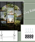 12 Foot Pendant Lighting Cord With On Off Switch For E26 E27 Socket Plug In shown with plant setup and hooks