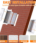 Rugged Steel Wall Mount Pet Door With Three Flexible Flaps And Secure Slide Lock Panel Warm Insulated Entryway installation demo.