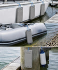 Yacht Dock Edge Protector EVA Cushion for Piers and Dockside, thick shock absorbent pad with anti-impact guard, 18x42x4 cm.