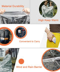 Collage showing Six Pack Mylar Emergency Blankets 82 By 62 Inches For Cold Weather Survival being used and packed with features highlighted.