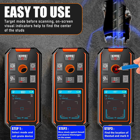 Kill The Guesswork With This Slick 3 In 1 Wall Scanner And Live Wire Detector That Sniffs Out Wood Studs Rebar And AC Cables Fast Perfect For Any DIY Renovation Project You Have Cooking Today