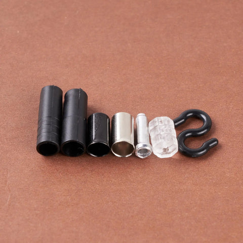 80 Piece Bike Cable End Cap Kit With Brass End Caps O Rings S Hooks And Housing Caps For Shifter And Brake Cables components