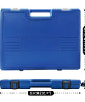 Portable storage case for Seventy Piece Half Inch Drive Impact Socket Set With CR V Steel Includes SAE And Metric Standard And Deep Sockets