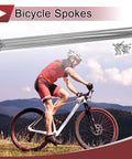 12 Pack 14G Bicycle Spokes 285mm 304 Stainless Steel Silver Tone Set For Bike Wheels Heavy Duty Pro Grade Spokes
