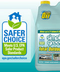 Oxy Solve Total Outdoor Cleaner Concentrate For Pressure Washer And Manual Use Peroxide Powered Cleaner For Wood Concrete Vinyl Brick Siding And More EPA Safer Choice