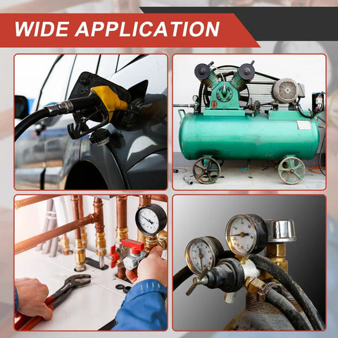 Wide application of Two Pack Brass Pipe Fitting 5/8 SAE Male And 3/8 SAE Female Flare Tube Adapter in HVAC and gas systems