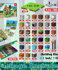 150 Piece Magnetic Blocks Set With 6 Base Plates, Magnetic Building Kit For Kids, Fun Sensory STEM Toy For Toddlers, Ideal Birthday Gift For 3 Plus Years Old Boys And Girls, with colorful packaging showing contents and sizes.