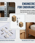 Heavy Duty Dual Hole Rock Solid Desk Fasteners With Screws Clips 30 Pcs Iron Tabletop Connectors Prepunched for wood furniture