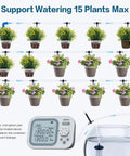 Replacement Accessories Kit For Automatic Plant Waterer For 15 Potted Plants Expandable Auto Drip Irrigation System setup
