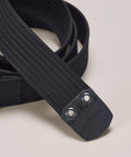38Mm Webbing Belt With Metal Buckle Black Medium Durable Everyday Carry Belt With Fair Trade Certified Materials close-up