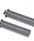 Pair of 20mm bench dogs for woodworking table setup, pro grade aluminum alloy sliding slot stop clamp for T slot rails